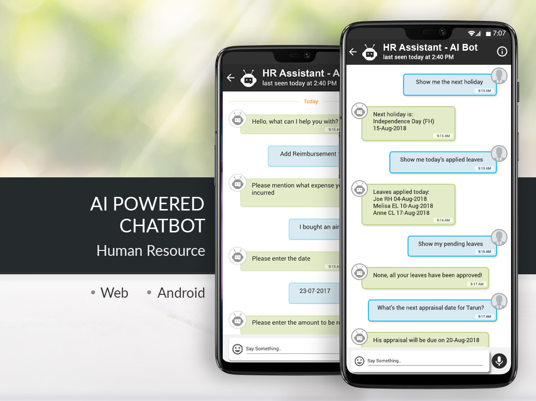 AI Powered Bot Integrated with HRMS